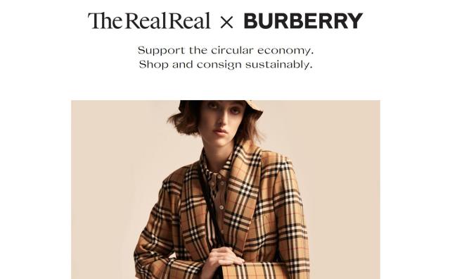 Burberry 与二手奢侈品寄售网站 The RealReal 合作，鼓励消费者旧衣转卖