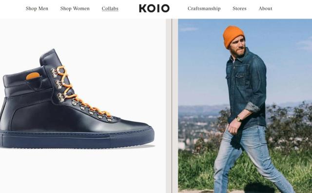 互联网起家的高端皮革运动鞋品牌 Koio融资900万美元