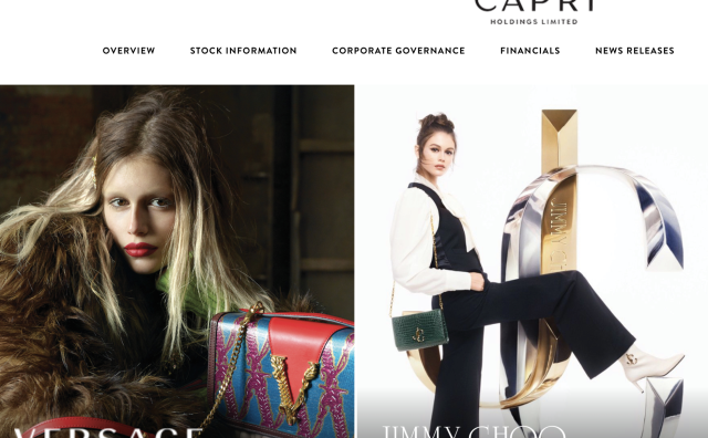 Versace表现超预期，Michael Kors同店销售恢复增长：推动 Capri 集团上季度销售额同比增长15.1%