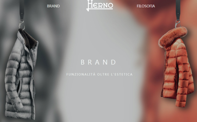 意大利奢华羽绒服品牌 Herno 2019年销售额1.35亿欧元，考虑进军中国市场