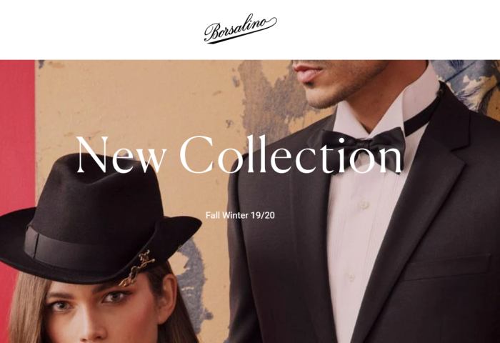 起死回生的意大利老牌制帽商 Borsalino 2019年销售1800万欧元，计划今年登陆中国市场