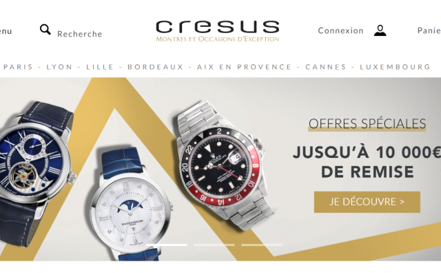 打通线上线下，Cresus 成为法国最大的二手钟表零售商