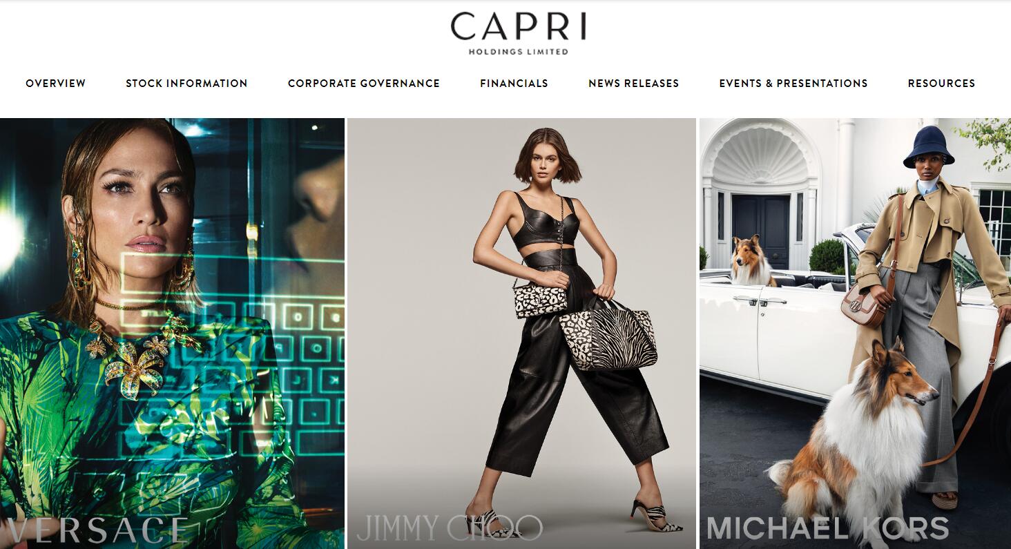 Capri集团最新季报：Versace助力业绩超出预期，疫情损失初估为一亿美元