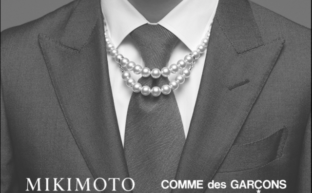 给男士戴的珍珠项链！两大日本品牌 Comme des Garçons 与 Mikimoto 跨界合作