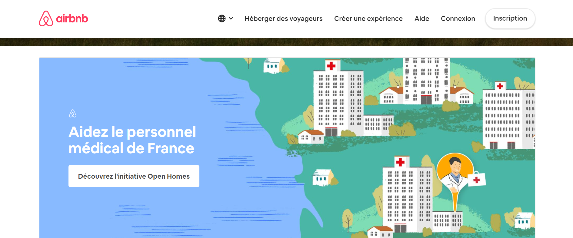 Airbnb 推出公益APP，为法国医护人员提供免费住房