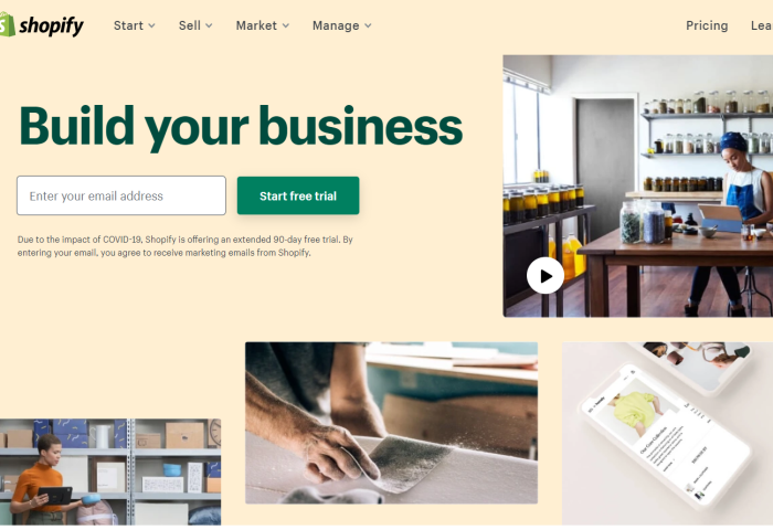 Shopify 推出首款购物APP，内置“附近商家”功能，扶持本地小企业