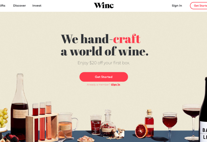 美国葡萄酒电商 Winc 通过众筹融资570万美元，年营业额已达1.7亿美元
