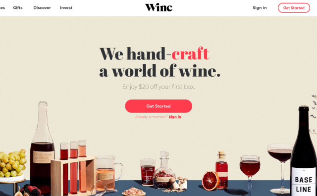 美国葡萄酒电商 Winc 通过众筹融资570万美元，年营业额已达1.7亿美元