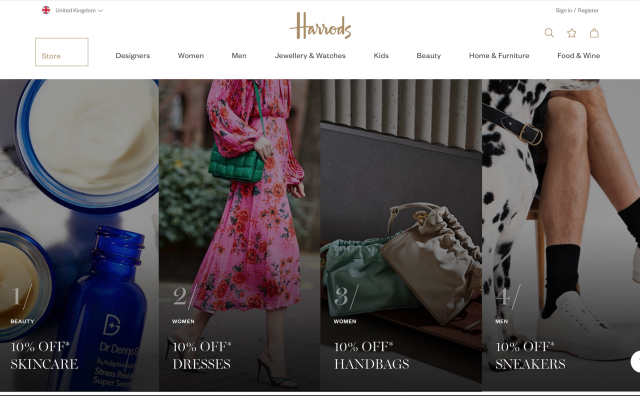 英国奢侈品百货公司 Harrods 首度开设奥特莱斯门店，处理因疫情积压的库存