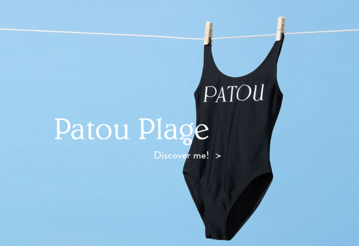 被LVMH收购的经典设计师品牌 Patou 推出迷你沙滩装系列