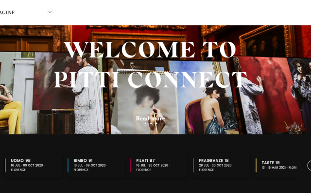 意大利Pitti Uomo男装周主办方宣布：将在线开启为期三个月的数字展会（附完整日程）