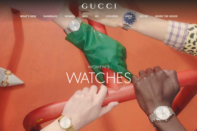 继虚拟试鞋后，Gucci 又推出 AR 手表试戴功能