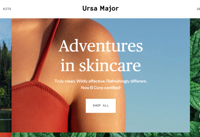 美国清洁护肤品牌 Ursa Major 宣布获得 B Corp 共益企业认证