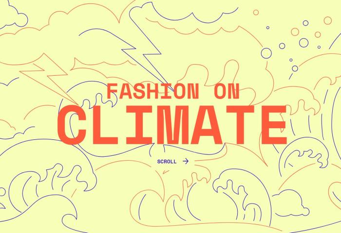 最新报告称：时尚行业需在2030年前减少一半碳排放，才能实现《巴黎气候协定》目标