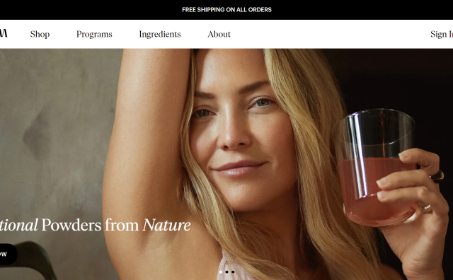 好莱坞女星凯特·哈德森创立纯植物营养补充剂品牌 INBLOOM