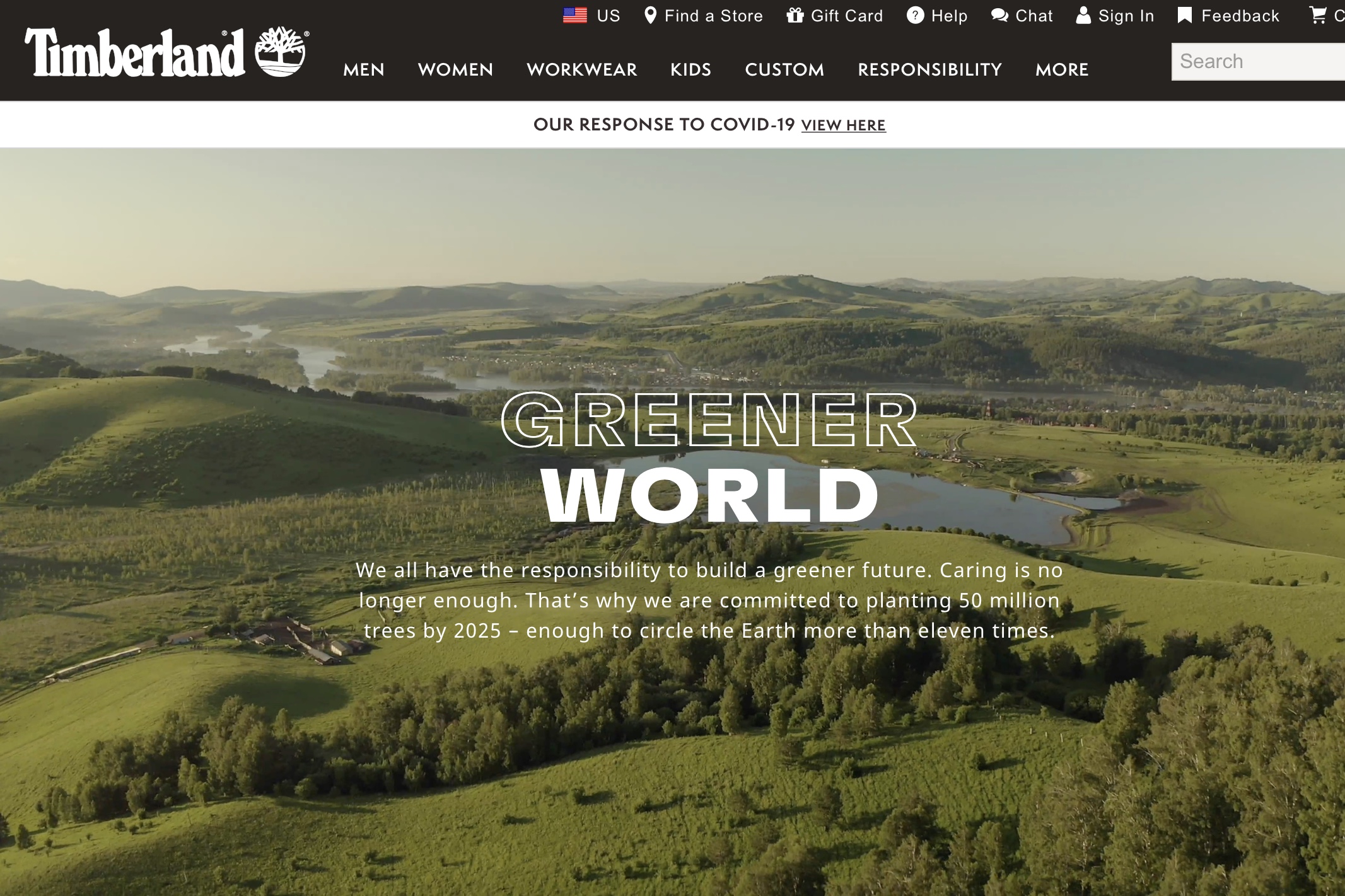 美国户外生活方式品牌 Timberland 承诺到2030年实现碳中和