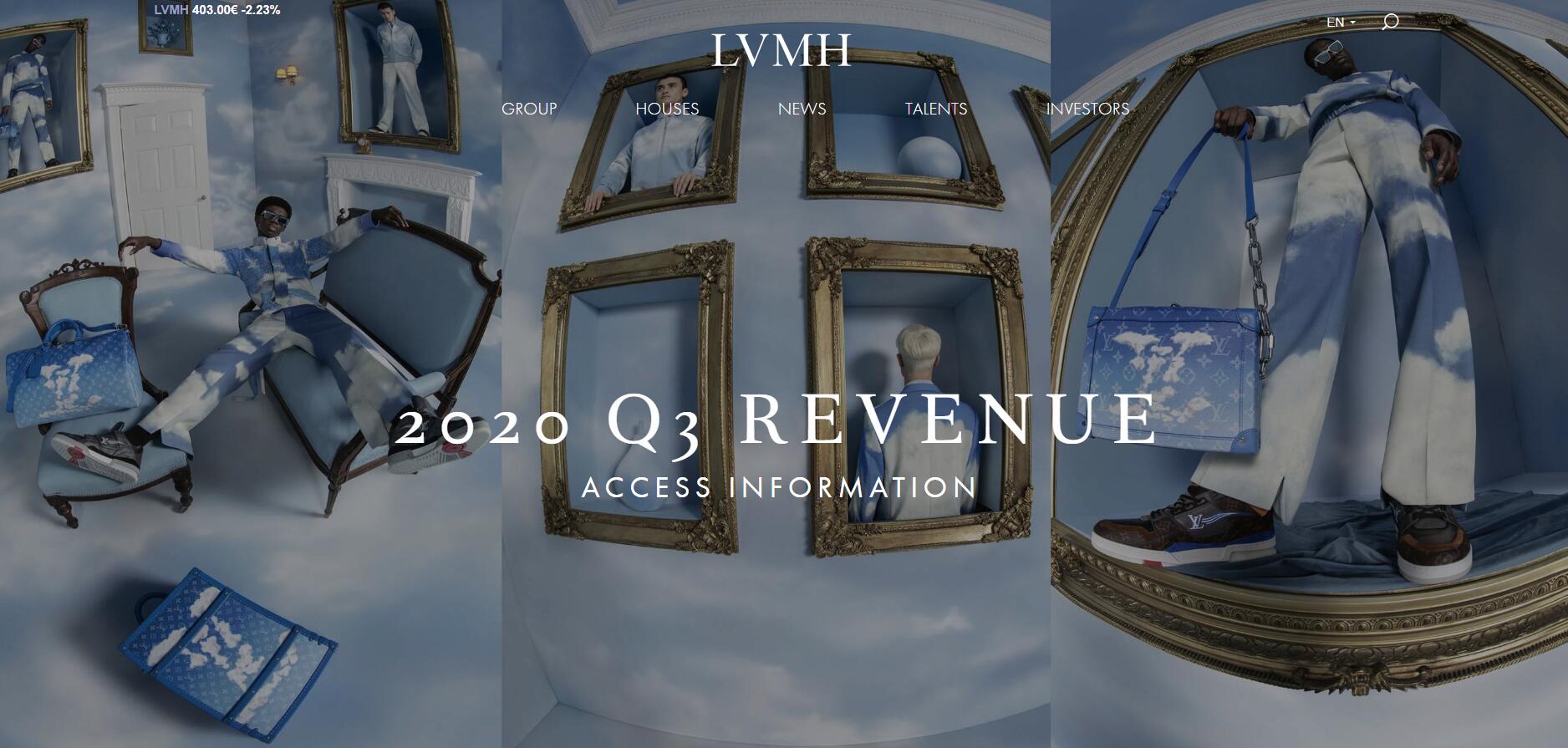 LVMH集团最新季报：LV、Dior推动时装皮具部门销售大涨12%，中国市场恢复最快