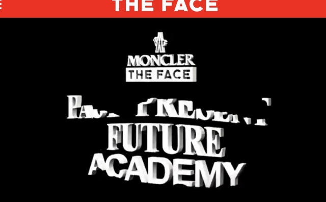 Moncler 联合英国杂志《THE FACE》推出创意人才培养项目 Future Academy 
