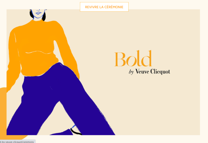法国清洁美容零售商 Oh My Cream 的创始人获凯歌香槟资助的“2020 勇敢女性大奖”