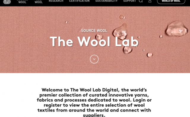  The Woolmark Company 推出“羊毛实验室”数字平台