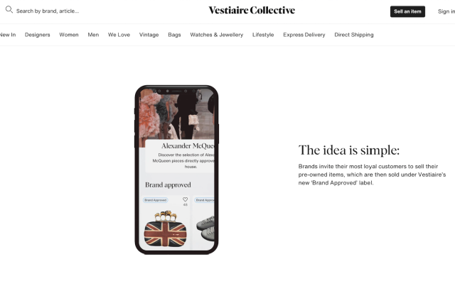 Alexander McQueen 与法国二手奢侈品互联网交易平台 Vestiaire 达成合作