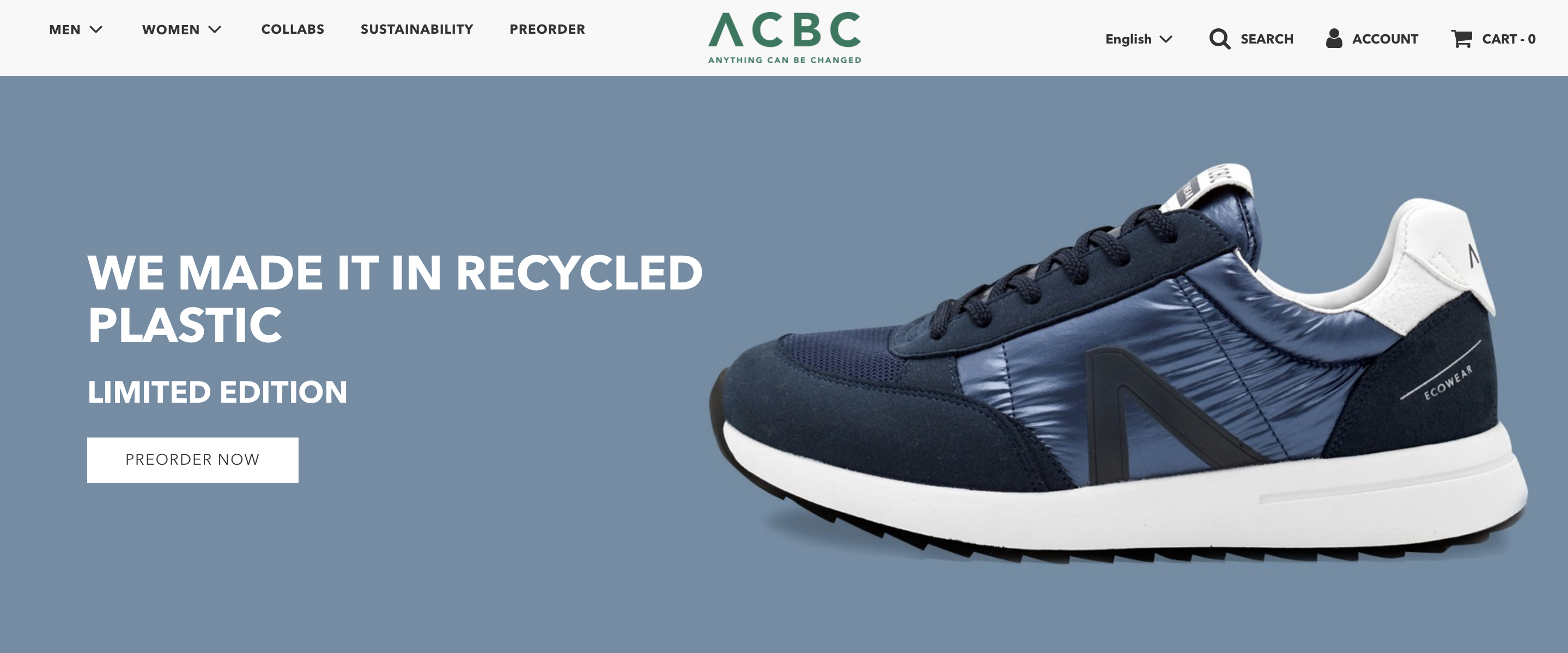 意大利环保运动鞋品牌ACBC完成320万欧元融资