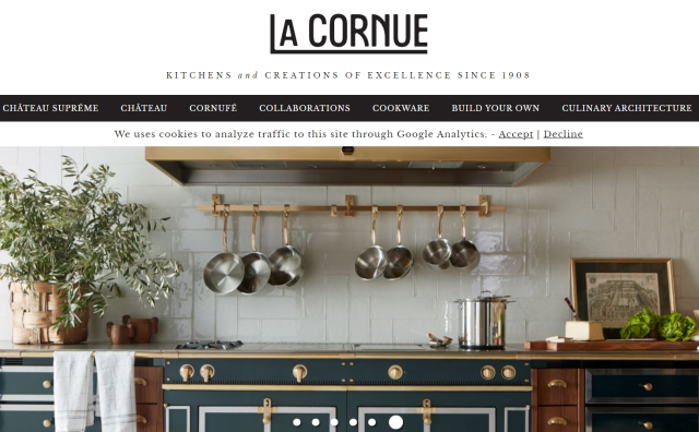 法国高端厨具品牌 La Cornue 2020年营业额达2000万欧元，创历史新高