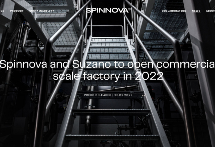芬兰纤维技术公司 Spinnova 与巴西木浆生产商合作建厂