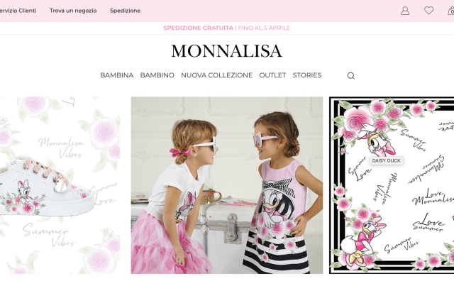 意大利奢侈童装品牌 Monnalisa 全年销售额下跌30%，但线上销售持续增长
