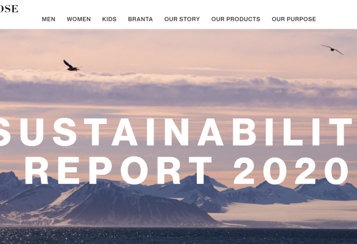 加拿大鹅发布《2020年可持续报告》：到2025年产品包装100%采用可持续方案