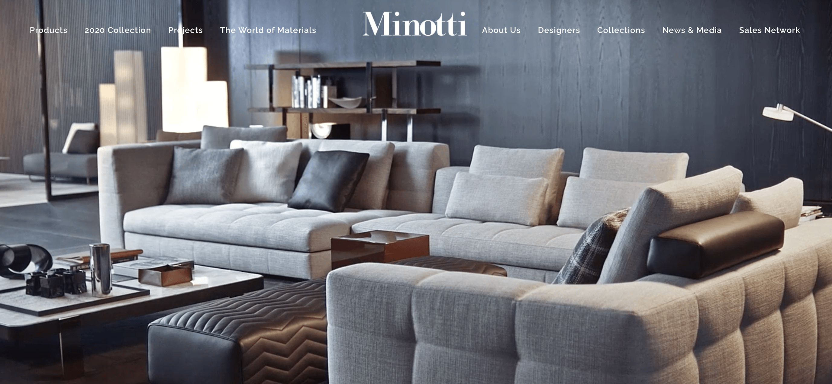 意大利家具品牌Minotti2020年销售1.4亿欧元，投资3000万欧元用于物流和展厅