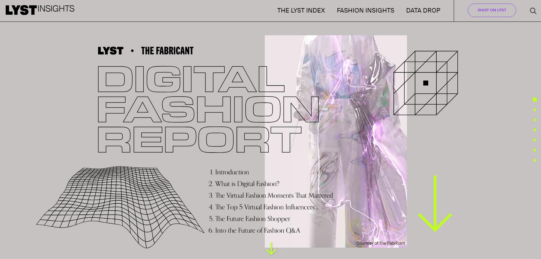 深度｜“虚拟时装”将是明天的街头时尚吗？《2021数字时尚报告》by Lyst & The Fabricant