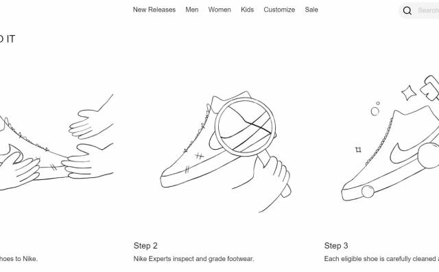 Nike 在美国推出“旧鞋翻新”项目