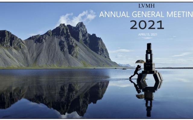 昨天 LVMH的股东大会上，主席Arnault说：2021年的前景“相当乐观”！