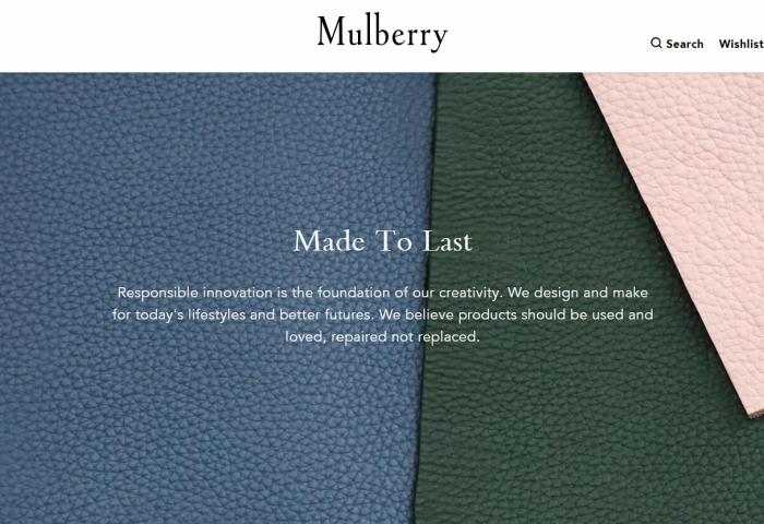 从田野到衣橱，英国轻奢皮具生产商 Mulberry 发布 Made to Last 可持续宣言