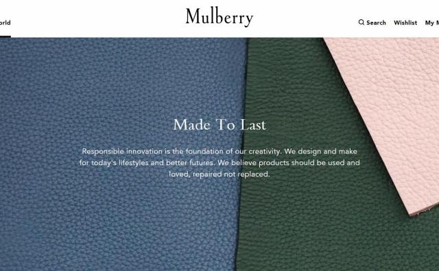 从田野到衣橱，英国轻奢皮具生产商 Mulberry 发布 Made to Last 可持续宣言