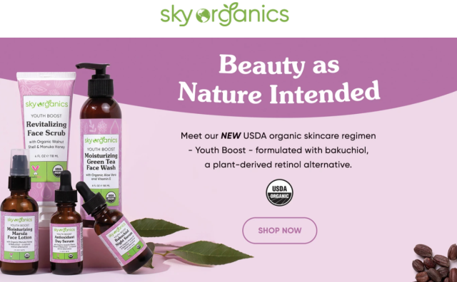 有机美容和个护品牌 Sky Organics 获私募基金 Nexus 战略性投资