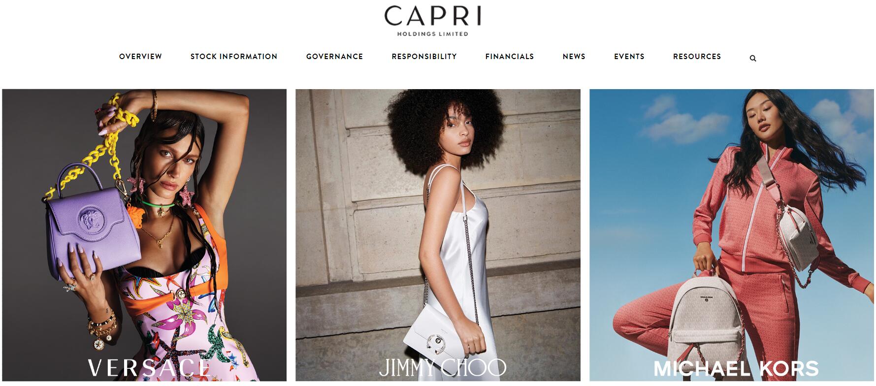 Capri 集团上季度销售额高于预期，2022财年前景乐观