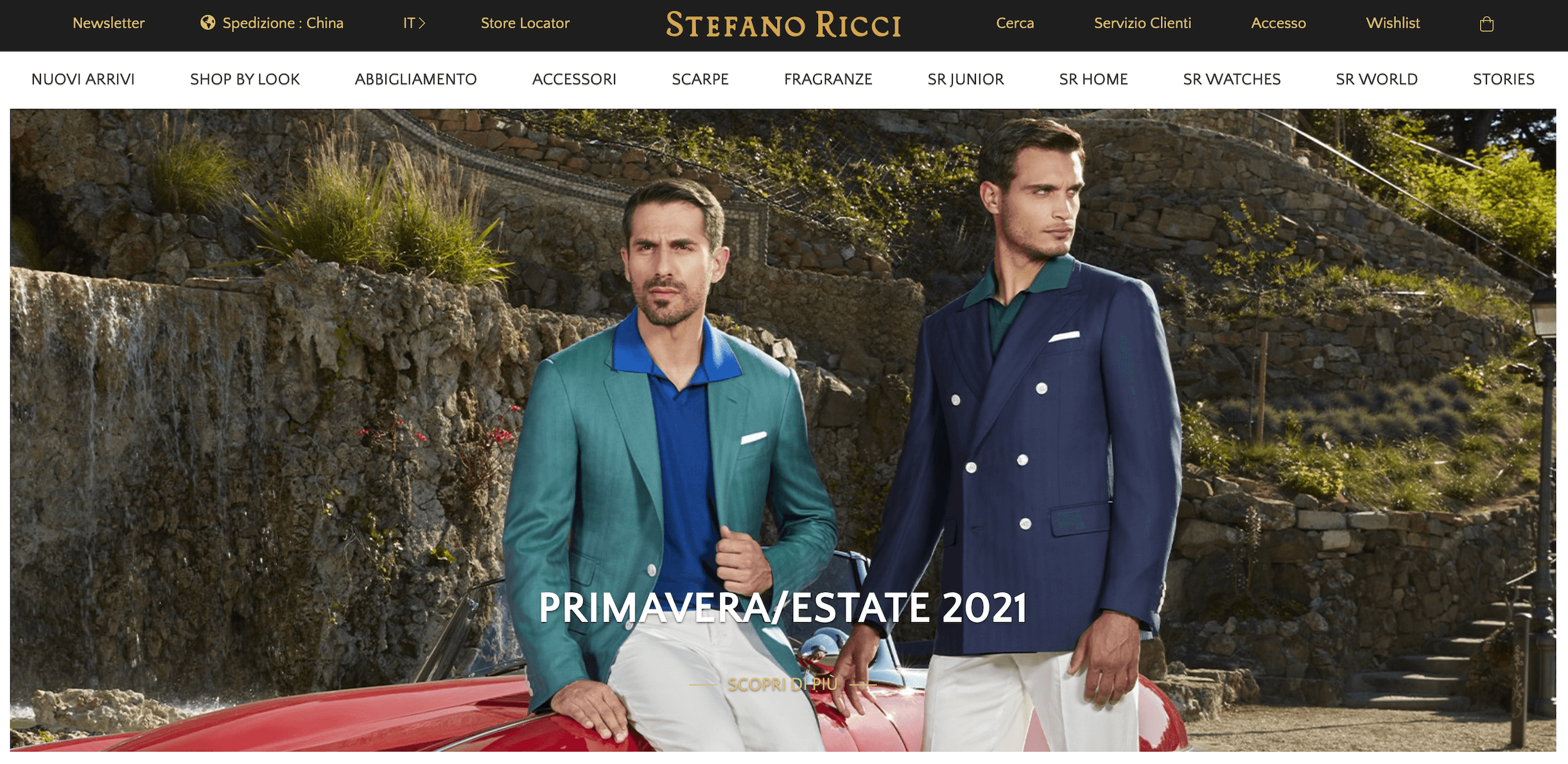 意大利高端男装品牌 Stefano Ricci 2021年业绩复苏