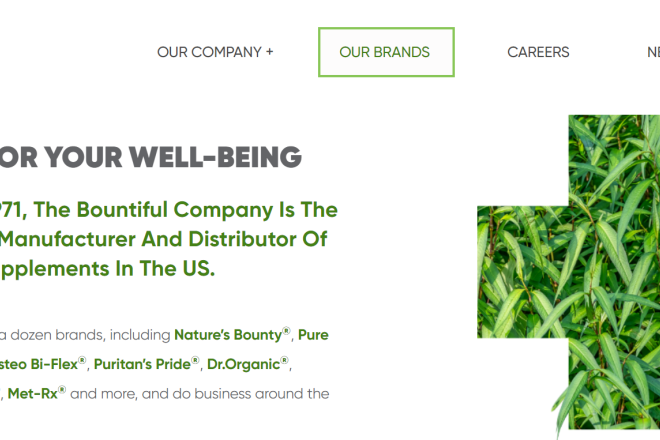 雀巢集团将以57.5亿美元从KKR手中收购美国膳食补剂生产商 The Bountiful Company