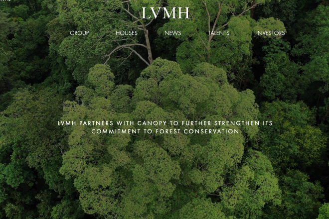 LVMH 与非营利环保组织 Canopy 展开合作，推进环保包装，保护森林资源