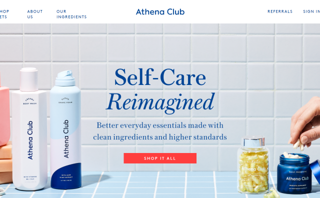 互联网女性护理品牌 Athena Club 完成1500万美元A轮融资