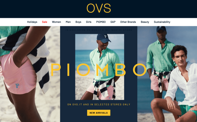 意大利服装集团 OVS 第一季度实现销售2.3亿欧元，市场份额有所增长