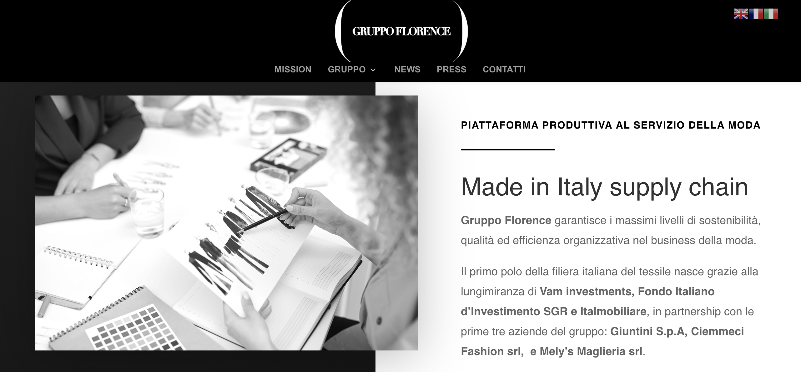 意大利 Florence 集团全资收购平针织物生产商 Manifatture Cesari