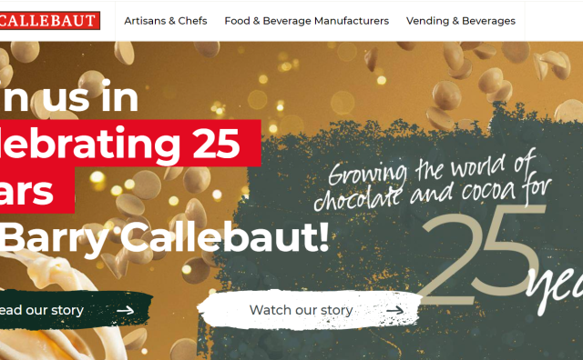 瑞士巧克力生产巨头 Barry Callebaut 最新财报超出疫情前水平