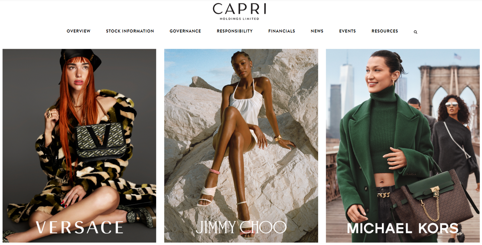 Capri集团上季度销售大涨178%，Versace有望首次突破年销售额10亿美元大关