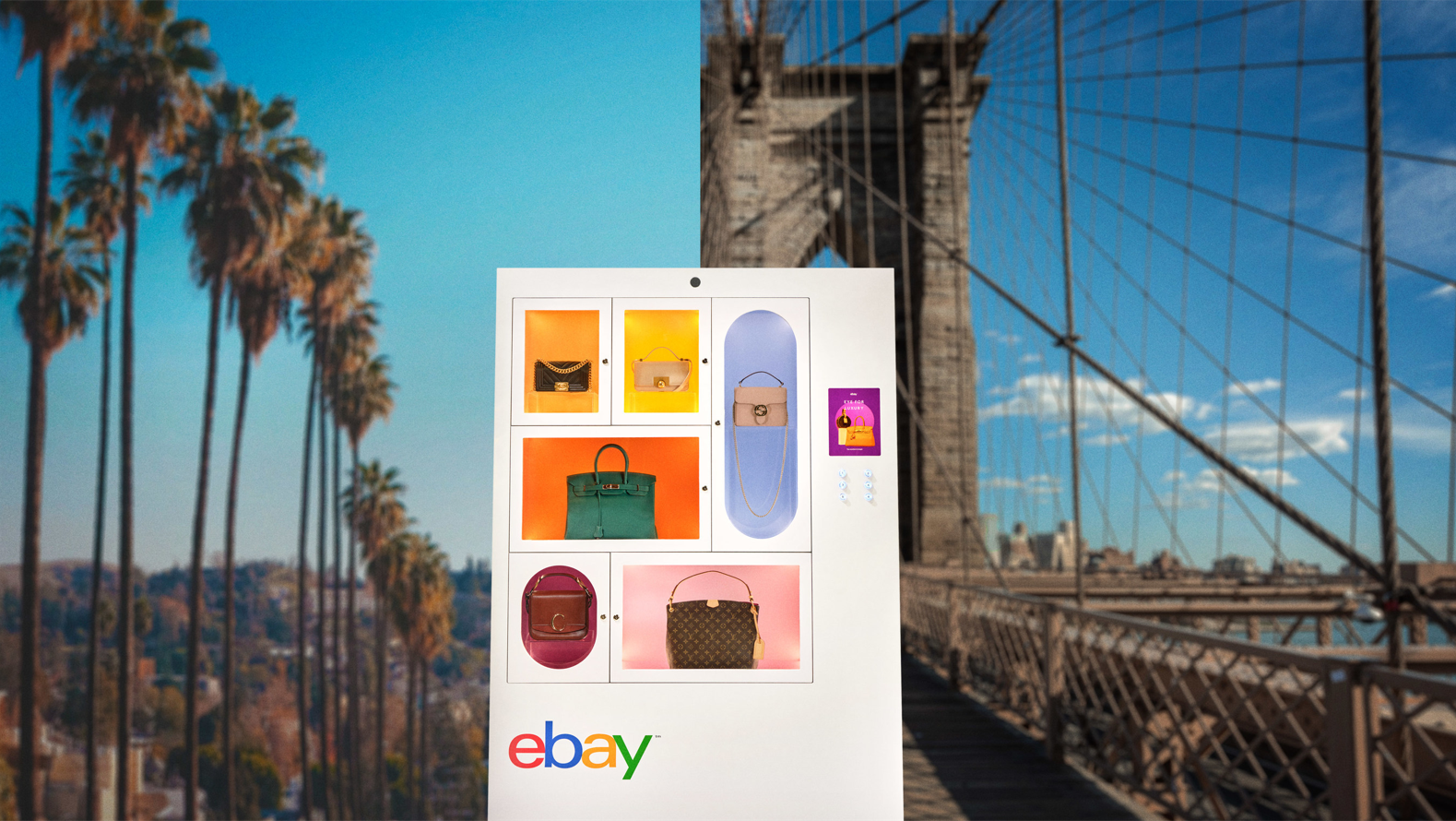 Ebay 推出首个奢侈品手袋自动贩卖机