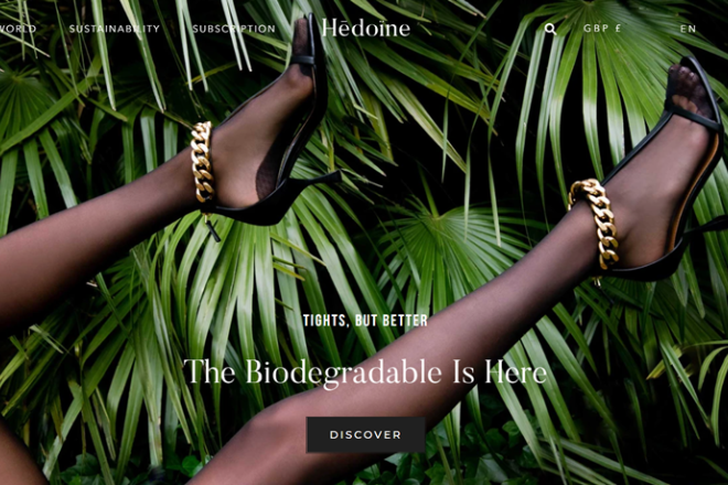 英国紧身袜初创品牌 Hēdoïne 推出可生物降解紧身袜系列