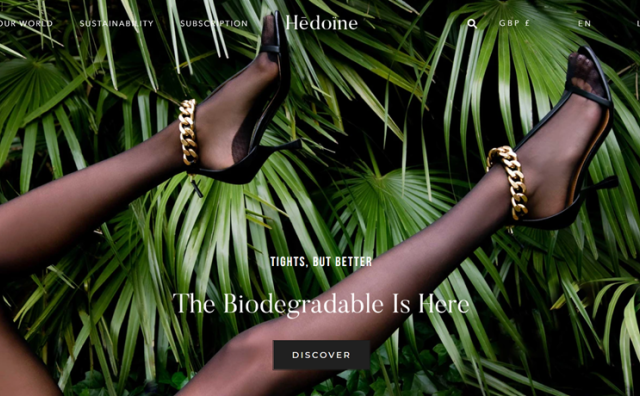 英国紧身袜初创品牌 Hēdoïne 推出可生物降解紧身袜系列
