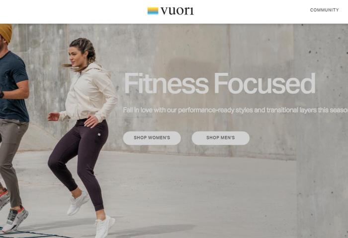美国功能运动服品牌 Vuori 获软银4亿美元投资，估值达40亿美元